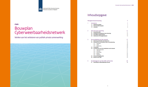 Bouwplan voor het Cyberweerbaarheidsnetwerk (CWN)