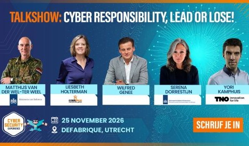 Liesbeth Holterman in openingstalkshow Cyber Security Experience 2026