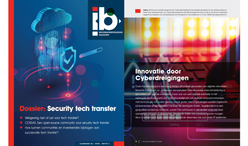 CVNL met artikel in het IB Magazine: Innovatie door Cyberdreigingen