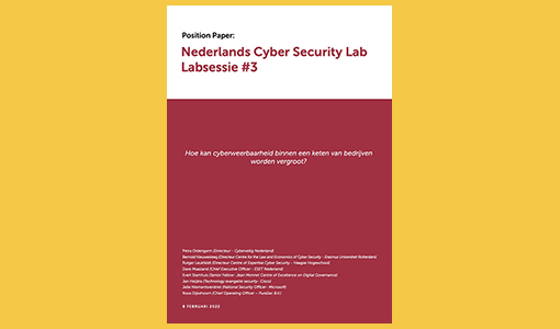 NCSL labsessie #3: Maak de behoefte aan vanzelfsprekende veiligheid expliciet aan ontwikkelaars van producten en diensten